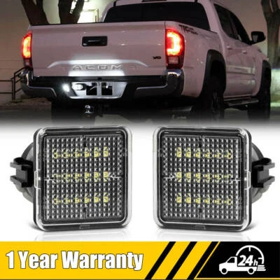 LED White License Plate Lights For 2016 2017 2018 2019 2020 2021 TOYOTA Tacoma - Image 1 of 4