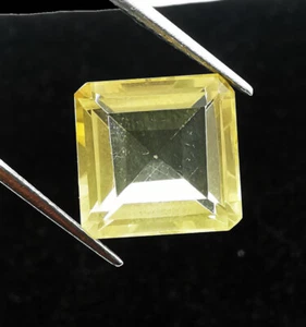 7.20 Ct Certified 100% Natural Lemon Quartz Transparent Loose Gemstones. - Picture 1 of 6