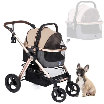 HPZ PET ROVER PRIME 3-in-1 Haustier Kinderwagen für kleine/mittlere Hunde & Katzen *GENERALÜBERHOLT - Bild 1 von 4