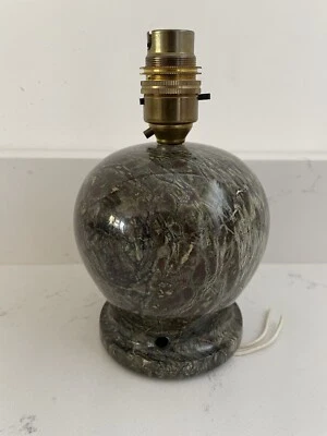 Cornish Serpentine Stone Lamp Base Vintage Mid Century Project Light - Image 1 of 4