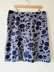 Falda estampado azul BODEN TALLA UK 18 L AU 16 - Imagen 1 de 5