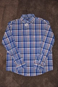Herren IZOD Kariertes Langarm 100% Hemd - Größe Extra Large - 87 - Bild 1 von 1