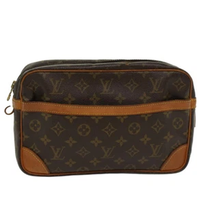 LOUIS VUITTON Monogram Compiegne 28 Clutch Tasche M51845 LV Auth 46427 - Bild 1 von 21