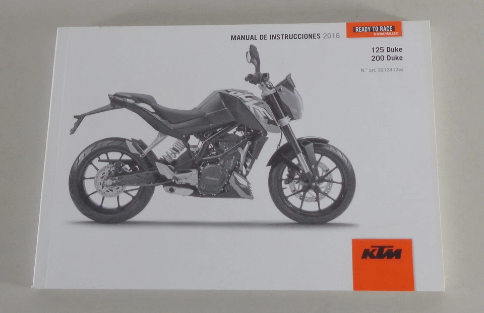 Manuale Di Istruzioni KTM 125 Duke / 200 Duke Del 11/2015 - Immagine 1 di 1