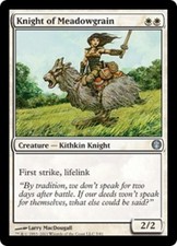 Knight of Meadowgrain Duel Decks: Knights vs. Dragons 1x - Lightly Played, Engli