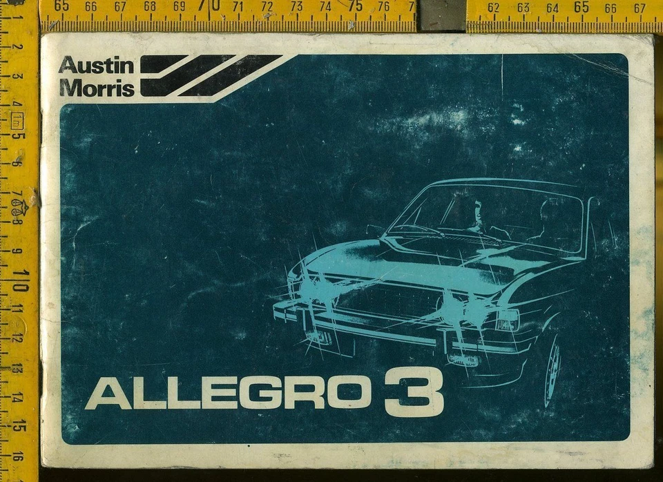 Libretto Uso e Manutenzione Auto Austin Morris Allegro 3 03 1980 - Immagine 1 di 1