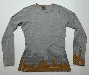 Icebreaker Pullover Damen Größe M Bodyfit 200 Merinowolle Thermo Baselayer - Bild 1 von 8