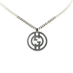GUCCI Interlocking G Necklace Women 【Used】 - Picture 1 of 4