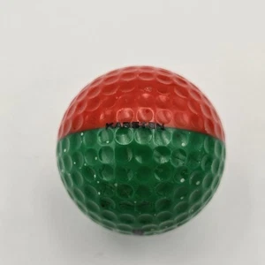 VINTAGE RED AND GREEN PING #1 KARSTEN EYE GOLF BALL - Foto 1 di 5
