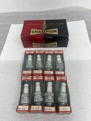 Champion Spark Plugs H-11 Quantity 8 NEW Individually wrapped - Image 1 of 4
