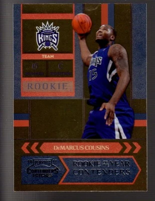 2010-11 Playoff Contenders Rookie of the Year Contenders #6 DeMarcus Cousins - Image 1 of 2