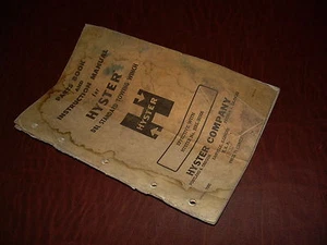HYSTER D8L WINCH TOWING DOZER PARTS INSTRUCTION MANUAL cat d8 - Picture 1 of 1