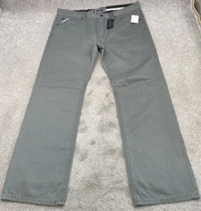 NWT Cavi Pants Mens 36x32 Gray Twill Straight Leg 100% Cotton NEW 5803 - Picture 1 of 13