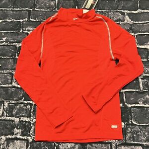 Nike Pro compression sans couture chemise mince Dri-FIT haut homme grande peau rouge serrée