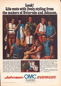 1976 OMC Floatables Vintage Magazine Print Ad - Picture 1 of 1