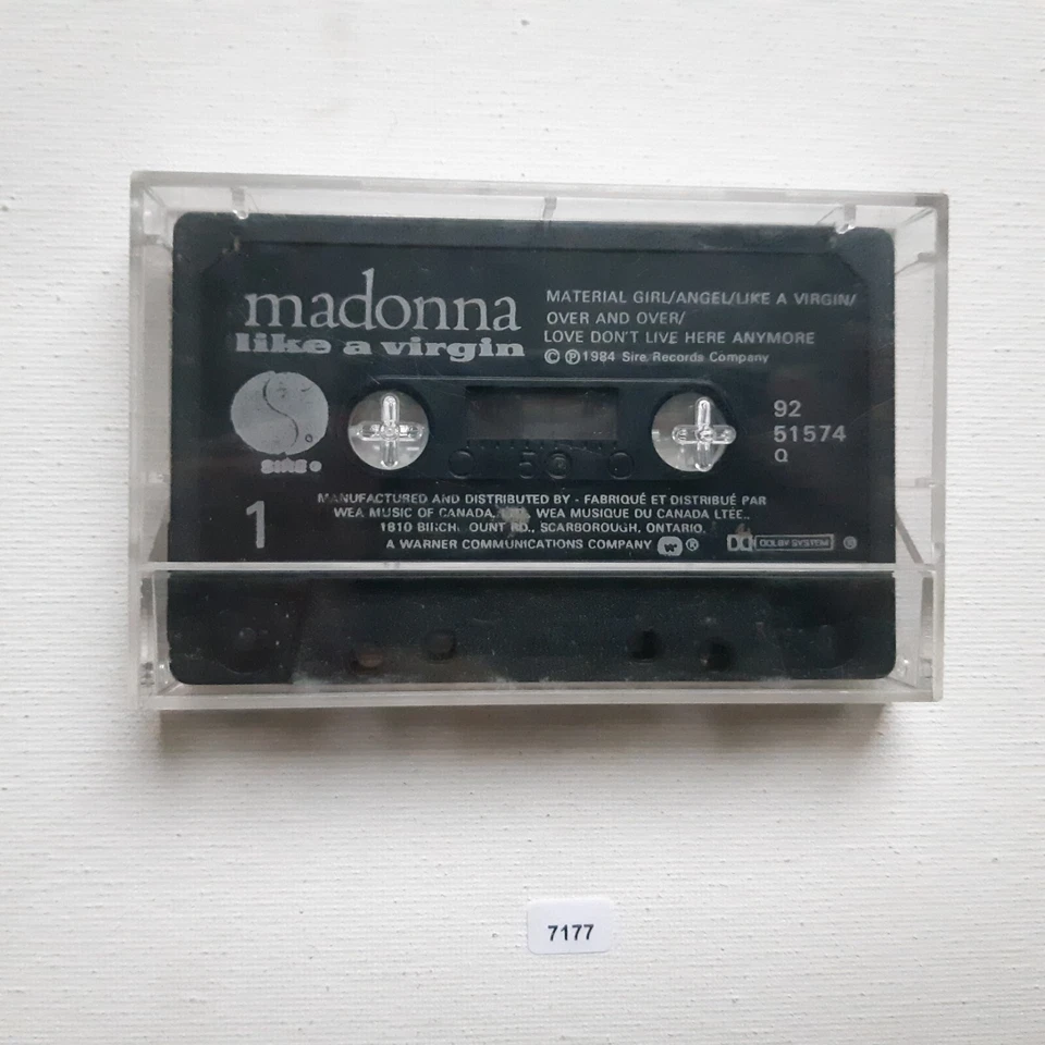 Madonna - Like A Virgin - Cassette Tape - Image 1 of 1