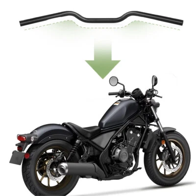 22mm Motorcycle Retro Tracker Handlebars Drag For Honda Rebel 250 CMX250C 300 CM - Изображение 1 из 4