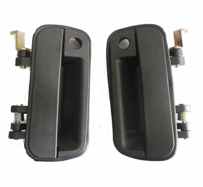 Manija de puerta exterior exterior delantera izquierda derecha negra para Hyundai Excel 1990-1994 Foto 1 de 4