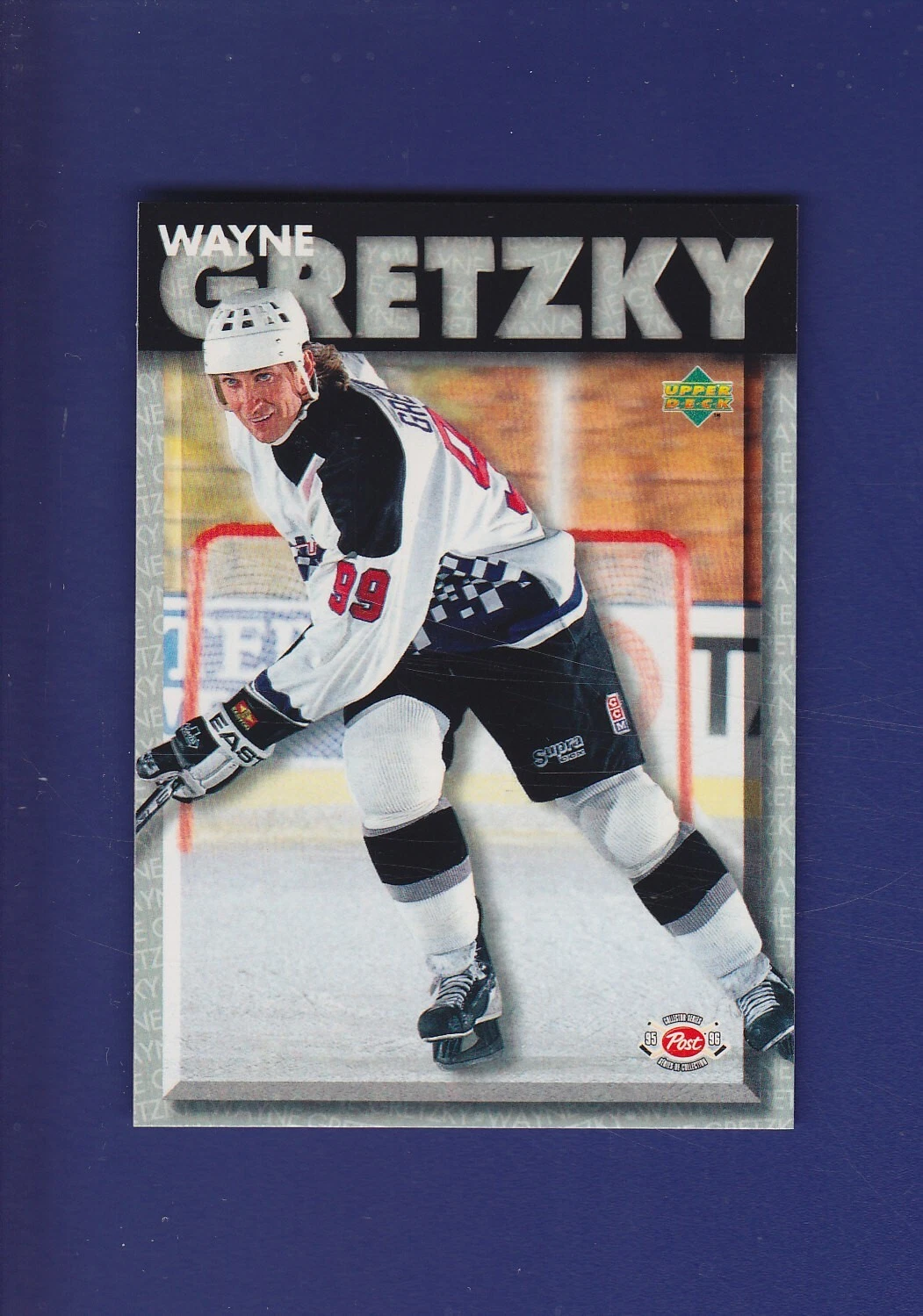 Wayne Gretzky HOF 1995-96 Upper Deck UD Post Cereal Hockey #17 (MINT) L.A. Kings