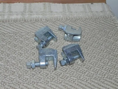 4 Anvil Beam Clamps 1/2-02 FM, Zink Coated. C-Clamp, 2" tall, 2.037" Wide, 1.33T - Image 1 of 4
