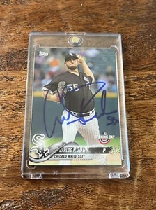 Carlos Rodon IP Signed Topps Card JSA Coa Yankees Autographed - Picture 1 of 3