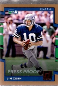 2017 Donruss Jim Zorn Bronze Press Proof - Picture 1 of 2