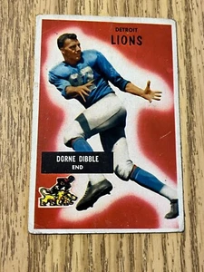 1955 Bowman Dorne Dibble Detroit Lions #4 - C2 - Bild 1 von 4