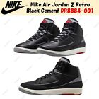 Nike Air Jordan 2 Retro Black Cement DR8884-001 Size US Mens 4-14 Brand New