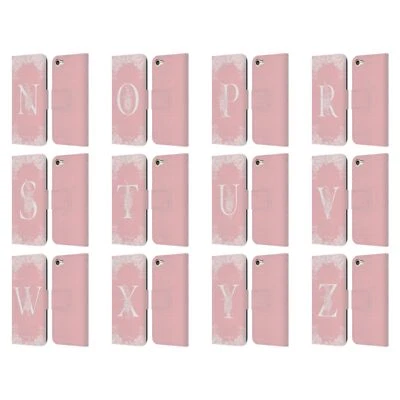 NATURE MAGICK ROSE GOLD MONOGRAM 2 LEATHER BOOK CASE FOR APPLE iPOD TOUCH MP3 - Image 1 of 4