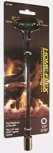 8" pulg. Llave de válvula de gas cuadrada en cromo chimenea y fogatas 1/4" y 5/16" NUEVO - Imagen 1 de 2