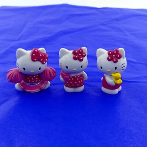 Bundle of 3 Hello Kitty Sanrio Mini Plastic Figures - Picture 1 of 4