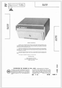 RCA Victor AP-1 Auto Plattenspieler Handbuch Kammgebunden Glanzhüllen - Bild 1 von 1