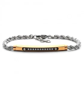 4US CESARE PACIOTTI BRACCIALE UOMO ACCIAIO 4UBR5607 NUOVO - Foto 1 di 2