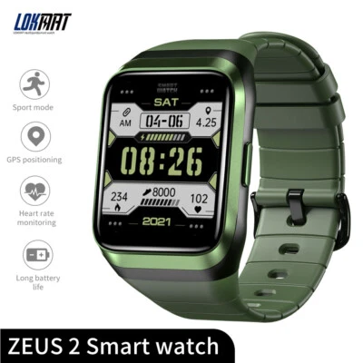 LOKMAT ZEUS 2 GPS Smart Watches Fitness Tracker IP68 Wasserdicht für Android IOS - Bild 1 von 4