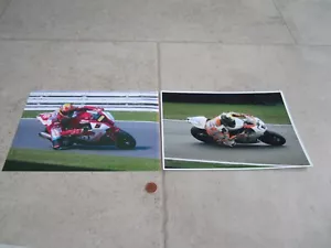Ian Lowry British Superbike 2011-12 Racing Motorcycle bike 2 Photos 12" x 8" - Picture 1 of 3