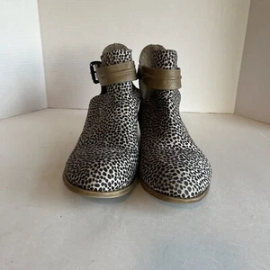 JOURNEE COLLECTION Womens Beige Leopard Print Cut Outs Mavrik Boots Size 11 - Picture 1 of 9
