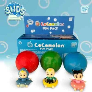 (12) CoComelon SUDs SOAPrize Fun Balls con Skipper JJ, Shark JJ e Ballerina CeCe - Foto 1 di 15