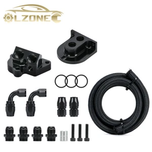Oil Filter Relocation Kit For 2011-2023 Ford F150 Mustang GT350 GT500 5.0L 5.2L - Picture 1 of 17