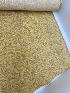 Tela tapizada chenilla floral oro 1,6 metros ENVÍO GRATUITO - Imagen 1 de 4