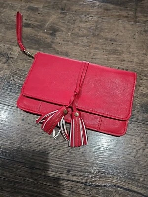 Merona Womens Wristlet Red Sz Medium - Image 1 of 4