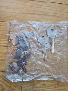 Vintage CURTIS H-63 Key Blanks Sealed Bag Of 6 NOS - Picture 1 of 2