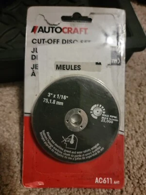 3 in. x 1/16 in. Cut-off Disc set, 5 Pack - Image 1 of 4