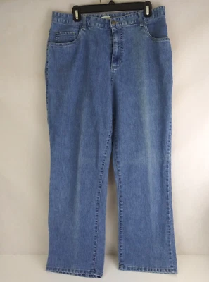 Vintage Cherokee Stretch Women's Distressed Bootcut Jeans Size 14 - Image 1 of 4