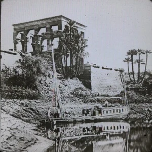 Ägypten Trajanskiosk Pharaosbett magische Laterne Rutsche Hypaethraler Tempel Agilkia - Bild 1 von 4