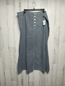 Carolina Blues Damen 24W Dirigent Streifen Midirock - Bild 1 von 8