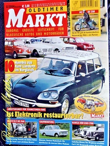 OLDTIMER MARKT 12-04+KOMBIS+BMW 51/3- 68+PORSCHE 597+MZ ES+MOSKWITSCH 408+HANSA - Bild 1 von 1