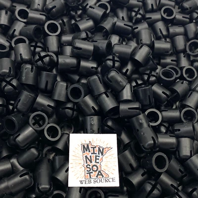 (50) Tapas a presión negras K’NEX / Knex - Piezas y piezas estándar de extremo de varilla Foto 1 de 3