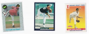 TODD VAN POPPEL 3 CARD ROOKIE LOT-SHIPS FREE - Picture 1 of 16