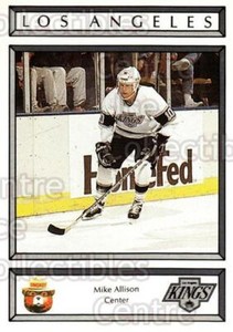 1988-89 Los Angeles Kings Smokey #1 Mike Allison