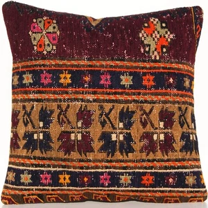 24" Home Living, Home Décor, Decorative Pillows, Caucasian rug pillow square rug - Picture 1 of 3